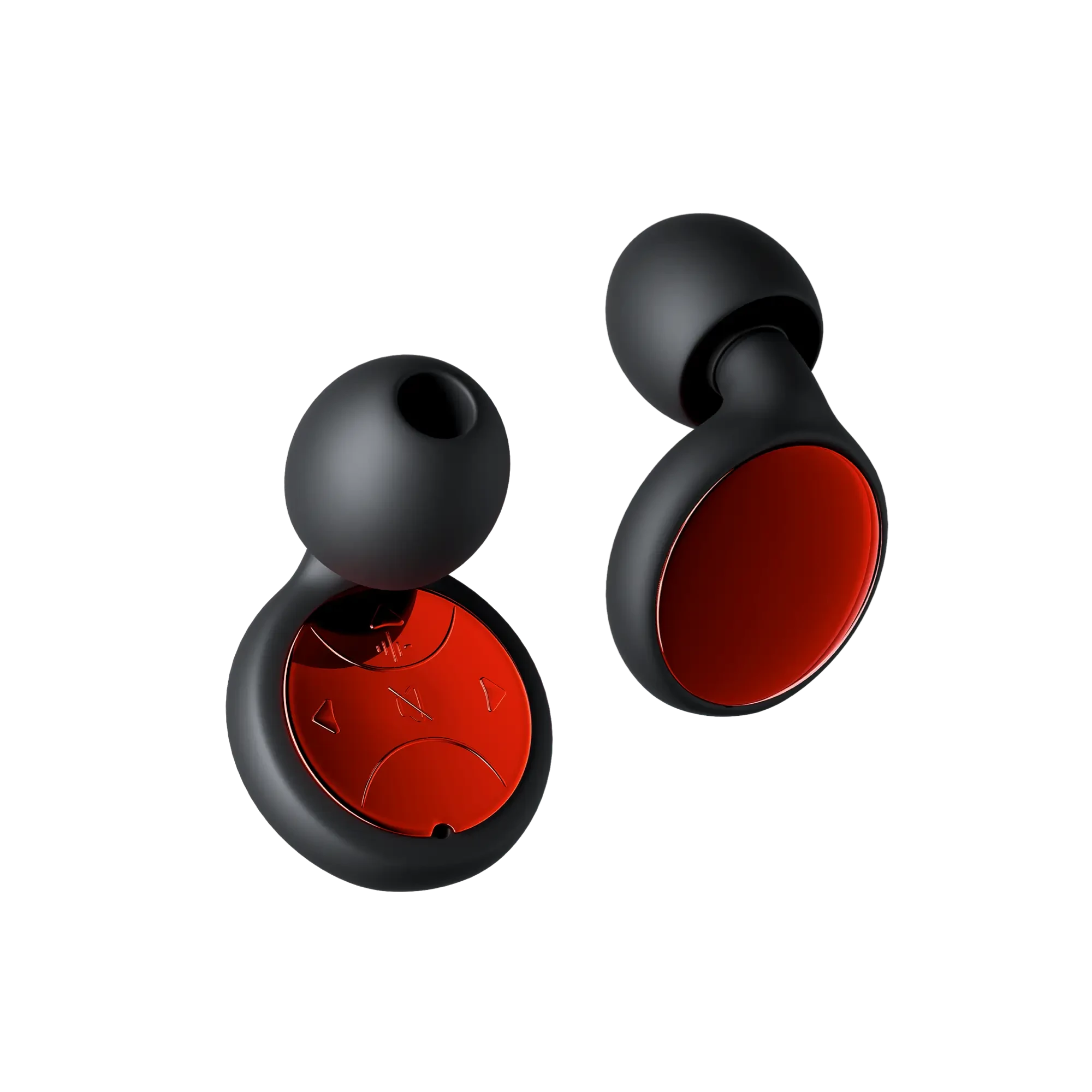 Red high-fidelity noise-canceling earplugs Quarvox - view 1_#Color_red