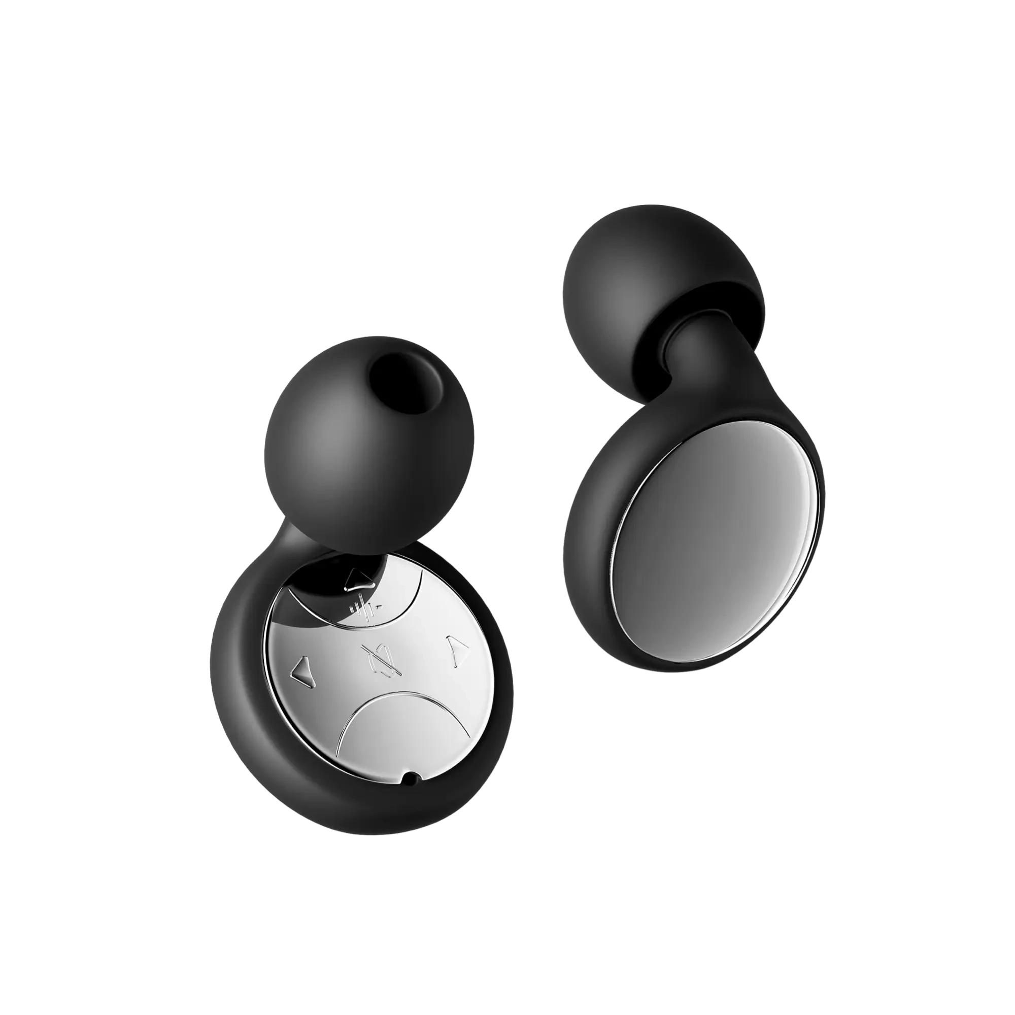 silver high-fidelity noise-canceling earplugs Quarvox - view 1_#Color_silver